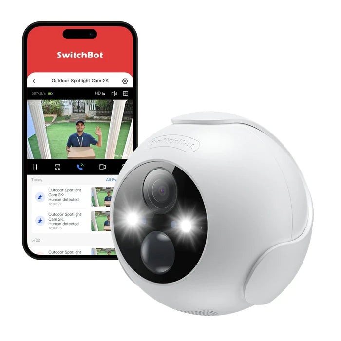 SwitchBot Outdoor Spotlight - Myndavél
