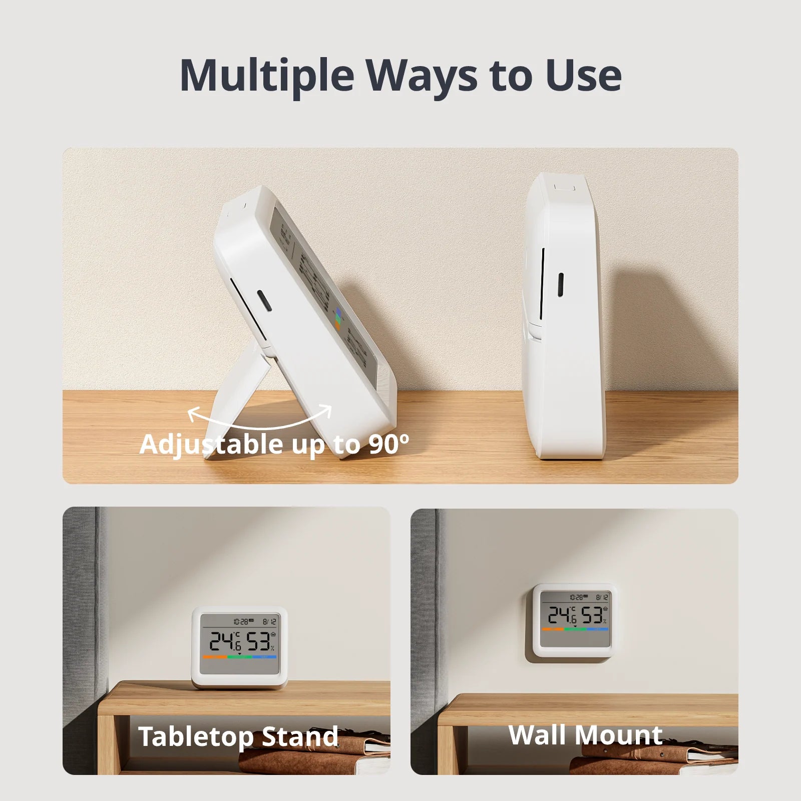 SwitchBot Skjá- Loftgæðanemi